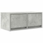Mueble de TV madera de ingeniería gris hormigón 60x31x25,5 cm en Muebles TV | Comprar online en Foro24