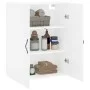 White engineered wood wall cabinet 69.5x34x90 cm by vidaXL, Sideboards - Ref: Foro24-834978, Price: 82,89 €, Discount: %