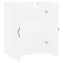 White engineered wood wall cabinet 69.5x34x90 cm by vidaXL, Sideboards - Ref: Foro24-834978, Price: 82,89 €, Discount: %