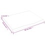 Tablero de mesa madera roble tratada marrón oscuro 60x50x2 cm by vidaXL, Table tops - Ref: Foro24-3156410, Price: 52,72 €, Di...