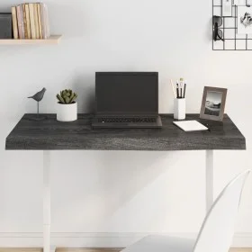 Dark brown treated oak wood table top 100x60x(2-6) cm by vidaXL, Table tops - Ref: Foro24-3156433, Price: 98,12 €, Discount: %