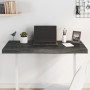 Dark brown treated oak wood table top 100x60x(2-6) cm by vidaXL, Table tops - Ref: Foro24-3156433, Price: 99,37 €, Discount: %