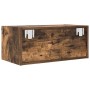 Mueble para TV madera contrachapada roble ahumado 60x31x25,5 cm