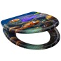 SCHÜTTE WC-Sitz aus Duroplast mit Absenkautomatik SEA LIFE-Aufdruck von SCHÜTTE, Toiletten- und Bidetsitze - Ref: Foro24-4351...