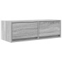 Mueble de TV madera de ingeniería gris Sonoma 80x31x25,5 cm