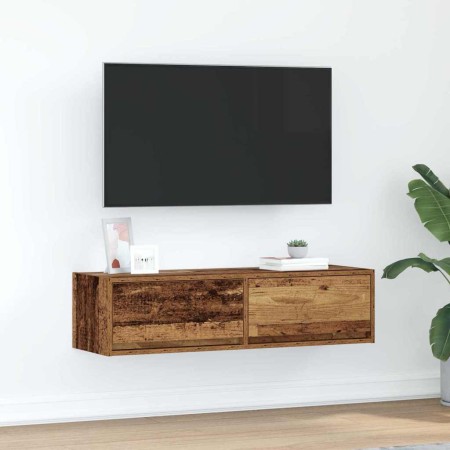 Gabinete de TV con cajón Madera vieja 100 x 31 x 25.5 cm
