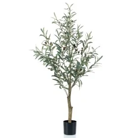 Emerald artificial olive tree in plastic pot 115 cm by Emerald, artificial flora - Ref: Foro24-435922, Price: 96,36 €, Discou...