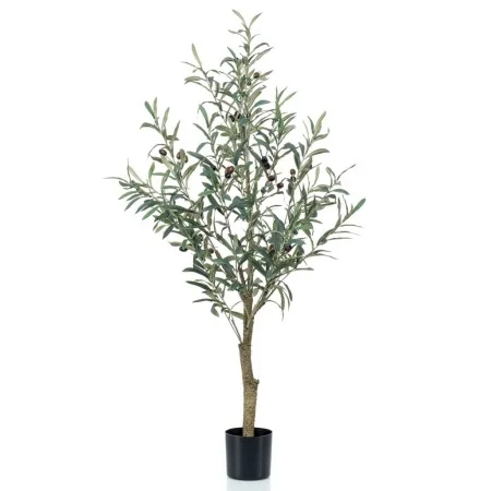Emerald artificial olive tree in plastic pot 115 cm by Emerald, artificial flora - Ref: Foro24-435922, Price: 96,36 €, Discou...