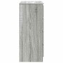 Aparador con cajones Sonoma gris 71x35x84 cm madera ingeniería