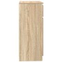 Aparador con cajón roble Sonoma 71x35x84 cm madera ingeniería