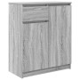 Aparador con cajón Sonoma gris 71x35x84 cm madera de ingeniería