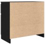 Aparador con cajón roble negro 71x35x65 cm madera de ingeniería en Aparadores | Comprar online en Foro24