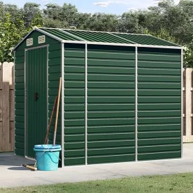 Grüner Gartenschuppen aus verzinktem Stahl, 191 x 215 x 198 cm von vidaXL, Schuppen - Ref: Foro24-3188232, Preis: 316,15 €, R...