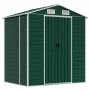 Grüner Gartenschuppen aus verzinktem Stahl, 191 x 130 x 198 cm von vidaXL, Schuppen - Ref: Foro24-3188231, Preis: 239,66 €, R...