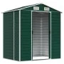 Grüner Gartenschuppen aus verzinktem Stahl, 191 x 130 x 198 cm von vidaXL, Schuppen - Ref: Foro24-3188231, Preis: 239,66 €, R...