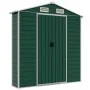 Grüner Gartenschuppen aus verzinktem Stahl, 191 x 130 x 198 cm von vidaXL, Schuppen - Ref: Foro24-3188231, Preis: 239,66 €, R...