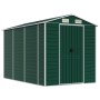 Grüner Gartenschuppen aus verzinktem Stahl, 191 x 300 x 198 cm von vidaXL, Schuppen - Ref: Foro24-3188233, Preis: 421,47 €, R...