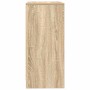 Aparador madera ingeniería roble Sonoma 57x34x76 cm
