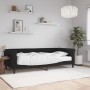 Sofá cama con colchón terciopelo negro 90x200 cm de vidaXL, Camas y somieres - Ref: Foro24-3197751, Precio: 318,02 €, Descuen...