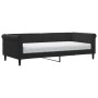 Sofá cama con colchón terciopelo negro 90x200 cm de vidaXL, Camas y somieres - Ref: Foro24-3197751, Precio: 318,02 €, Descuen...