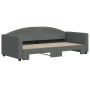 Sofá cama nido tela gris oscuro 90x190 cm de vidaXL, Camas y somieres - Ref: Foro24-3197199, Precio: 250,97 €