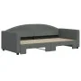 Sofá cama nido tela gris oscuro 90x190 cm de vidaXL, Camas y somieres - Ref: Foro24-3197199, Precio: 244,87 €, Descuento: %