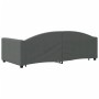Sofá cama nido tela gris oscuro 90x190 cm de vidaXL, Camas y somieres - Ref: Foro24-3197199, Precio: 250,97 €