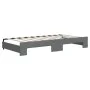 Sofá cama nido tela gris oscuro 90x190 cm de vidaXL, Camas y somieres - Ref: Foro24-3197199, Precio: 244,87 €, Descuento: %