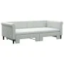 Trundle sofa bed with light gray velvet mattress 90x190 cm by vidaXL, Beds and slatted bases - Ref: Foro24-3197808, Price: 39...