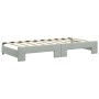 Trundle sofa bed with light gray velvet mattress 90x190 cm by vidaXL, Beds and slatted bases - Ref: Foro24-3197808, Price: 42...