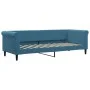 Sofá cama con colchón terciopelo azul 80x200 cm de vidaXL, Camas y somieres - Ref: Foro24-3197739, Precio: 312,10 €, Descuent...