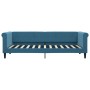 Schlafsofa mit blauer Samtmatratze 80x200 cm von vidaXL, Betten und Lattenroste - Ref: Foro24-3197739, Preis: 318,13 €, Rabat...