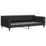 Trundle sofa bed with drawers black fabric 100x200 cm by vidaXL, Beds and slatted bases - Ref: Foro24-3197469, Price: 303,31 ...