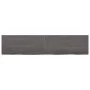 Tischplatte aus dunkelbraun behandeltem Eichenholz, 220 x 50 x (2-4) cm von vidaXL, Tischplatten - Ref: Foro24-3156466, Preis...