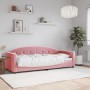 Sofá cama terciopelo rosa 80x200 cm de vidaXL, Camas y somieres - Ref: Foro24-354132, Precio: 182,59 €, Descuento: %