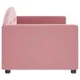 Sofá cama terciopelo rosa 80x200 cm de vidaXL, Camas y somieres - Ref: Foro24-354132, Precio: 179,96 €, Descuento: %