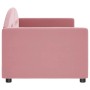 Sofá cama terciopelo rosa 80x200 cm de vidaXL, Camas y somieres - Ref: Foro24-354132, Precio: 182,59 €, Descuento: %