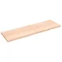 Tischplatte aus unbehandeltem massivem Eichenholz, 200 x 60 x (2–4) cm von vidaXL, Tischplatten - Ref: Foro24-3156336, Preis:...