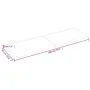 Tischplatte aus unbehandeltem massivem Eichenholz, 200 x 60 x (2–4) cm von vidaXL, Tischplatten - Ref: Foro24-3156336, Preis:...