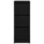 Aparador de madera de roble negro 29,5x34x76 cm