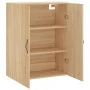 Wandschrank aus Sonoma-Eichenholzwerkstoff, 69,5 x 34 x 90 cm von vidaXL, Sideboards - Ref: Foro24-834981, Preis: 80,69 €, Ra...