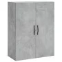 Concrete gray engineered wood wall cabinet 69.5x34x90 cm by vidaXL, Sideboards - Ref: Foro24-834982, Price: 85,81 €, Discount: %