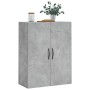 Concrete gray engineered wood wall cabinet 69.5x34x90 cm by vidaXL, Sideboards - Ref: Foro24-834982, Price: 87,05 €, Discount: %