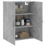 Concrete gray engineered wood wall cabinet 69.5x34x90 cm by vidaXL, Sideboards - Ref: Foro24-834982, Price: 87,05 €, Discount: %
