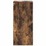 Aparador roble ahumado 29,5x34x76 cm madera de ingeniería