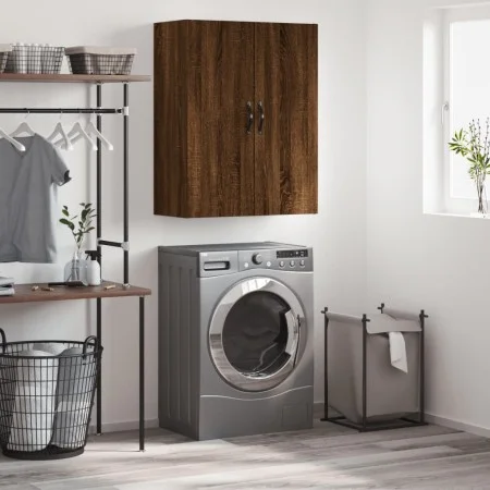 Brown oak engineered wood wall cabinet 69.5x34x90 cm by vidaXL, Sideboards - Ref: Foro24-834985, Price: 73,13 €, Discount: %
