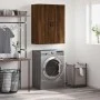 Brown oak engineered wood wall cabinet 69.5x34x90 cm by vidaXL, Sideboards - Ref: Foro24-834985, Price: 73,13 €, Discount: %
