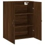 Brown oak engineered wood wall cabinet 69.5x34x90 cm by vidaXL, Sideboards - Ref: Foro24-834985, Price: 73,13 €, Discount: %