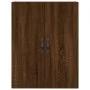 Brown oak engineered wood wall cabinet 69.5x34x90 cm by vidaXL, Sideboards - Ref: Foro24-834985, Price: 73,13 €, Discount: %