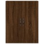 Wandschrank aus braunem Eichenholzwerkstoff, 69,5 x 34 x 90 cm von vidaXL, Sideboards - Ref: Foro24-834985, Preis: 74,02 €, R...